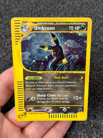 Pokémon Umbreon holo #H30 Skyridge - Excellent+ beschikbaar voor biedingen