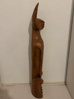 Grote houtgesneden kat (1,25m hoog), Ophalen