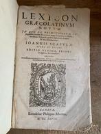 Groot formaat Grieks Latijn woordenboek uit 1628, Ophalen of Verzenden