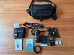 Canon EOS 450D DSLR set – met lens, flitser en accessoires, Canon, Ophalen of Verzenden, Zo goed als nieuw, Geen optische zoom
