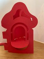 5 x 3D paddestoelenkasrten rood en 5x wit, Ophalen of Verzenden, Nieuw