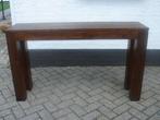 ZWARE TEAK SIDETABLE - WANDTAFEL - TV-MEUBEL 140 cm. FLAMANT, Ophalen, Gielen, Nieuw, Info@houseofcoco.nl