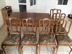 Baroque style stoelen 6st, Huis en Inrichting, Ophalen, Hout, Gebruikt, Bruin