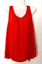 Mango rode top maat L [DM], Kleding | Dames, Tops, Maat 42/44 (L), Nieuw, Ophalen of Verzenden, Zonder mouw