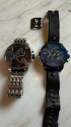 Diesel horloges 2stk, Sieraden, Tassen en Uiterlijk, Horloges | Heren, Overige merken, Gebruikt, Staal, Verzenden