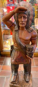 Indianen indiaan houten beeld, Antiek en Kunst, Ophalen of Verzenden
