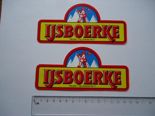 sticker IJSBOERKE IJS Belgie racefiets wielrennen tielen, Verzamelen, Stickers, Verzenden