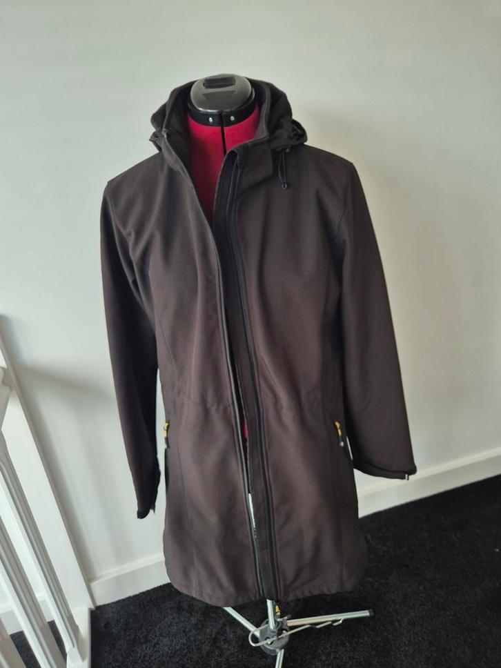 Adventure Line Zwarte Jas Maat 38 - Herfst/Winter, Kleding | Dames, Jassen | Zomer, Zo goed als nieuw, Maat 38/40 (M), Zwart, Verzenden