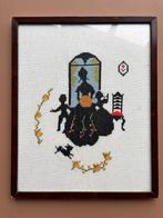 vintage kruissteek tafereel, kunsthandel van Erp Broekhans,, Ophalen of Verzenden, Gebruikt