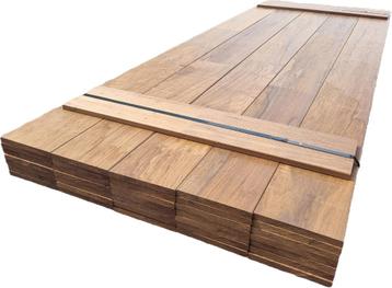91 meter hardhouten planken 18x185 mm - nr: HP223 beschikbaar voor biedingen