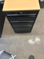 2x Metalen buro ladekast, Huis en Inrichting, Kasten | Ladekasten, Gebruikt, 75 cm of meer, 3 of 4 laden, Minder dan 100 cm