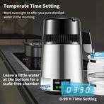 Waterdestilleerder 4L - Destilleerder Temperatuur & Timer, Verzenden, Nieuw, Overige typen