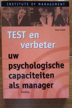 test en verbeter uw psychologische kwaliteiten als manager, Ophalen of Verzenden, Nieuw, Ontwikkelingspsychologie, Gene crozier