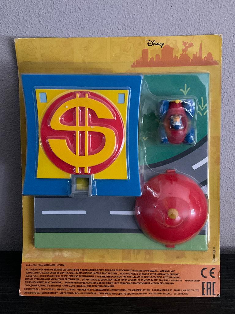 F02 WALT DISNEY TOPOLINO opslag en auto beperkte Oplage, Verzamelen, Disney, Ophalen, Donald Duck, Nieuw, Beeldje of Figuurtje