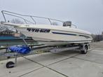 Aquamar 630 Jamaica + Suzuki 140pk + 1300kg trailer, 70 pk of meer, 6 meter of meer, Zo goed als nieuw, Polyester