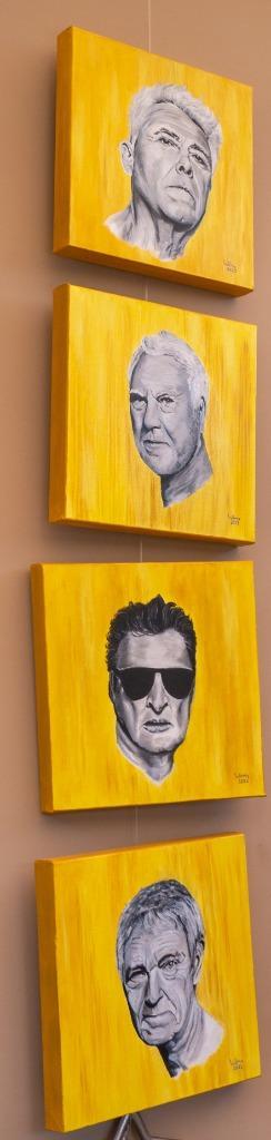 Portret schilderijen Golden Earring  beschikbaar voor biedingen