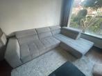Lichtgrijze lounge bank, Huis en Inrichting, Banken | Bankstellen, Ophalen, 250 tot 300 cm, Gebruikt, 100 tot 125 cm