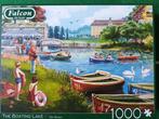 FALCON PUZZEL THE BOATING LAKE  1000 STUKJES, Verzenden, 500 t/m 1500 stukjes, Zo goed als nieuw, Legpuzzel