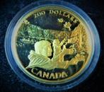 22kt gouden munt $200 Niagara Falls 1992 Royal Canadian Mint, Ophalen of Verzenden, Noord-Amerika, Goud