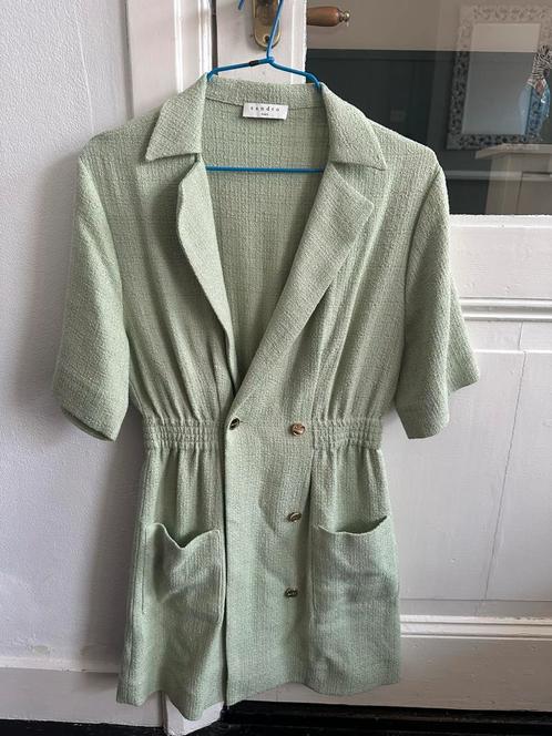 Sandro Paris Korte Jurk – Maat 34 – Mintgroen – Nieuw, Kleding | Dames, Truien en Vesten, Zo goed als nieuw, Maat 34 (XS) of kleiner