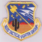 Mouwembleem: 162D Tactical Fighter Group (Kleur)., Verzamelen, Militaria | Algemeen, Embleem of Badge, Amerika, Luchtmacht, Verzenden