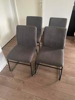 4x eetkamerstoelen grijs, Ophalen, Zo goed als nieuw, Grijs, Vier