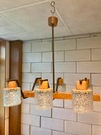 Deens design hanglamp teak, Ophalen, Minder dan 50 cm