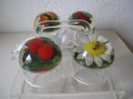 Set van Lucite jampotjes met houder en lepeltjes, Ophalen of Verzenden, Overige materialen