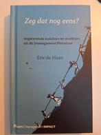 Eric de Haan - Zeg dat nog eens?, Ophalen of Verzenden, Zo goed als nieuw, Eric de Haan