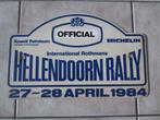 Bordje Hellendoorn Rally 1984 (Jan van der Marel, Opel ODTH), Auto's, Gebruikt, Ophalen of Verzenden