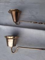 twee koperen kaarsendovers, Antiek en Kunst, Antiek | Koper en Brons, Ophalen of Verzenden, Koper