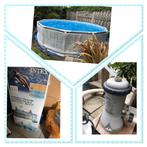 Intex 366*99 pomp trap tegels voetenbad schepnet, Tuin en Terras, Zwembad-toebehoren, Ophalen, Zo goed als nieuw