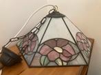 Tiffany hanglamp roze bloemen, Huis en Inrichting, Lampen | Hanglampen, Ophalen, Glas, Minder dan 50 cm