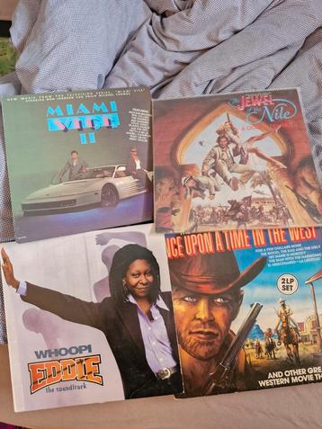 4x Soundtrack: Miami Vice II, Eddie, Once Upon.., Jewel of.. beschikbaar voor biedingen
