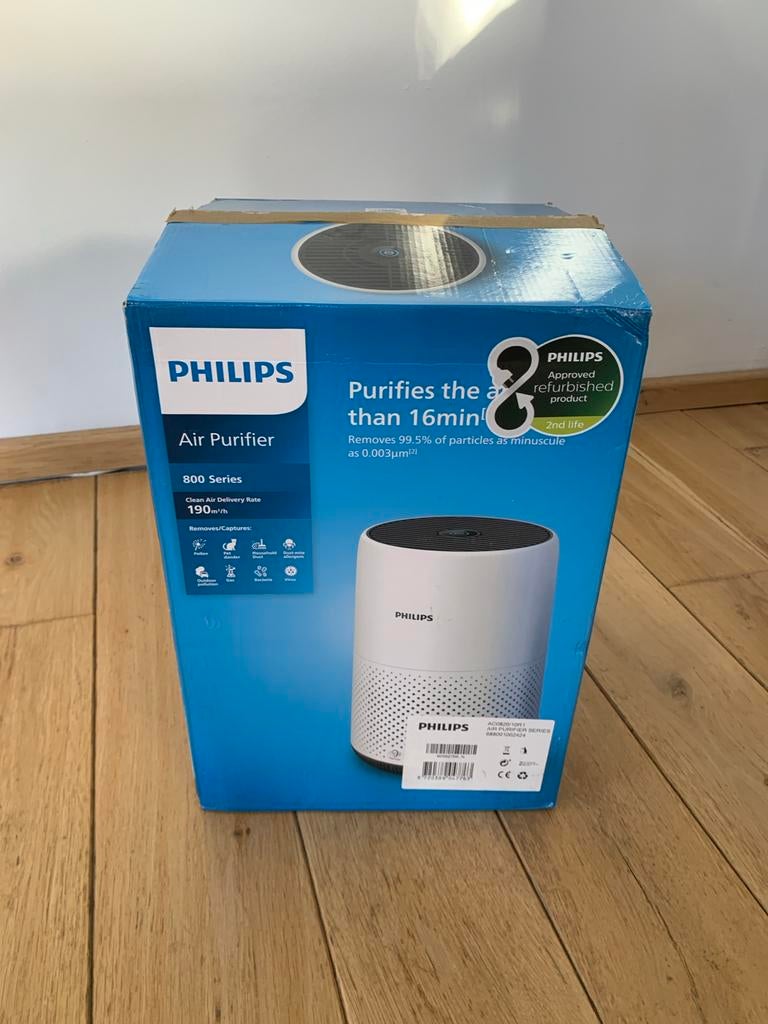 Philips 800 Series Luchtreiniger - AC0820, Witgoed en Apparatuur, Luchtbehandelingsapparatuur, Ophalen of Verzenden, Zo goed als nieuw