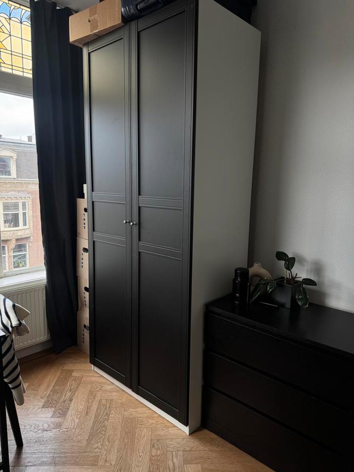 IKEA PAX Kledingkast - Zwart - 100x58x236 cm, Huis en Inrichting, Kasten | Kledingkasten, Zo goed als nieuw, 200 cm of meer, 100 tot 150 cm