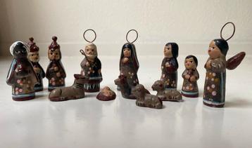 Mexicaanse Kerststal - Handbeschilderd Aardewerk beschikbaar voor biedingen