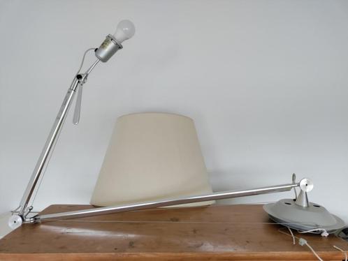 Artemide Tolomeo Decentrata hanglamp met 52 cm perkament kap, Huis en Inrichting, Lampen | Hanglampen, Gebruikt, 75 cm of meer