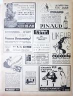 9 bladzijden vintage advertenties reclames uit 1937, Verzenden, Gebruikt, Overige typen