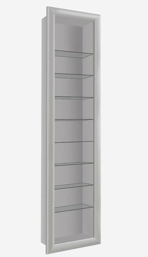 Vitrine hangkast Bora, 4 stuks, Huis en Inrichting, Kasten | Vitrinekasten, Zo goed als nieuw, 100 tot 150 cm, Minder dan 50 cm