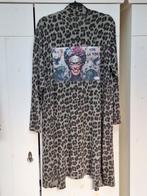 Lang vest, Frida Kahlo viva la vida  dames vest panterprint, Maat 42/44 (L), Nieuw, Ophalen of Verzenden, Lange mouw