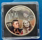 Penning Prinses Catharine-Amalia & Prins Willem I van Oranje, Postzegels en Munten, Penningen en Medailles, Verzenden, Overige materialen