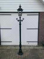 Nostalgische Buitenland, Lantaarn, Tuinlamp, Tuin en Terras, Buitenverlichting, Gebruikt, Staande lamp, Aluminium, Ophalen of Verzenden