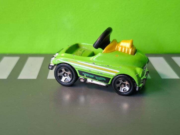 Hotwheels - Pedal Driver [groen] 1/30, Hobby en Vrije tijd, Modelauto's | Overige schalen, Gebruikt, Auto, Ophalen of Verzenden