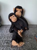 Knuffel grote aap met kleine aap, Ophalen of Verzenden, Gebruikt, Overige typen