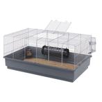 Ferplast Mary met Grijze bak en Grijze Tralies - VASTE PRIJS, Kooi, Muis, Zo goed als nieuw, 75 tot 110 cm