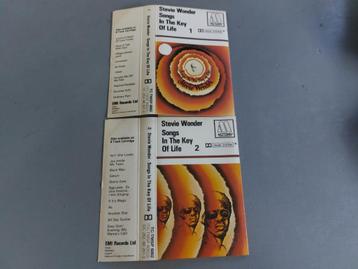 STEVIE WONDER - SONGS IN THE KEY OF LIFE (2 CASSETTEBANDJES) beschikbaar voor biedingen