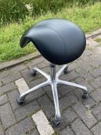 Gebruikt laag zadelkrukje zwart 45 / 60 cm zwart, Ophalen