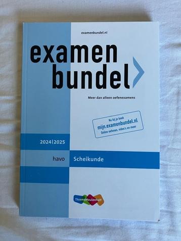 Examenbundel Scheikunde HAVO 2024-2025 beschikbaar voor biedingen