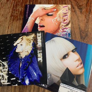 3 x Lady Gaga CD singles - Just Dance / Lovegame / Pokerface beschikbaar voor biedingen